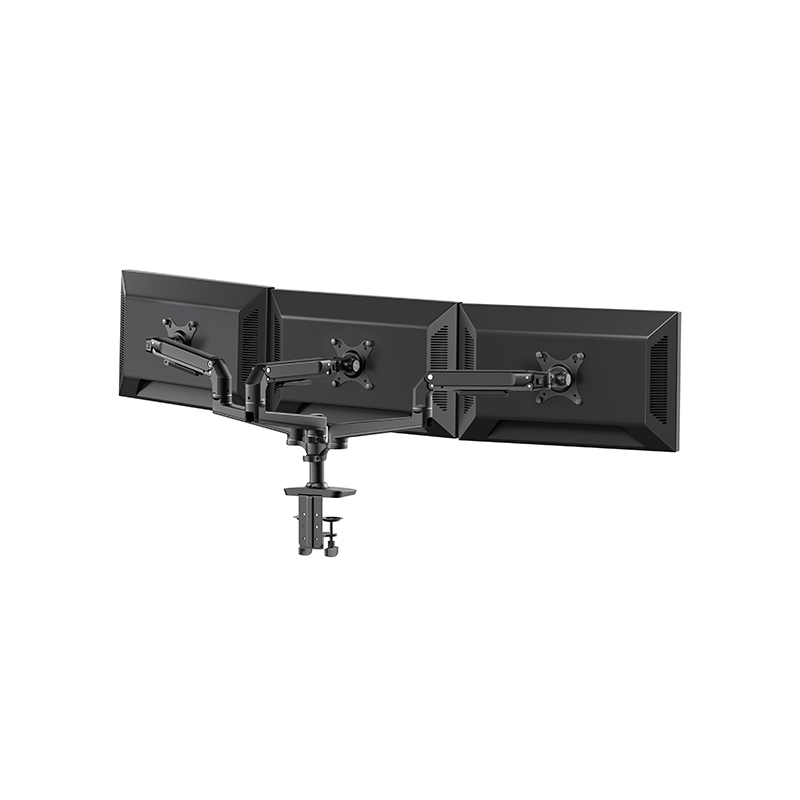 Triple Monitor Computer Arm Bow Shape Kit
