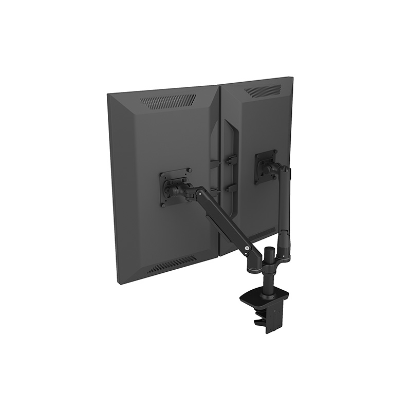 Dual Monitor Arm Desktop Stand with Adjustable Height