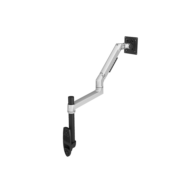 Mechanical Spring aluminum alloy Wall Mount Monitor Arm