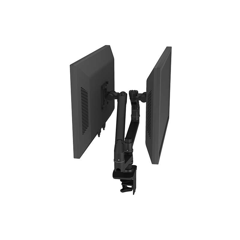 Heavy Duty Extended Wider Mechanical Spring Dual Monitor Arm