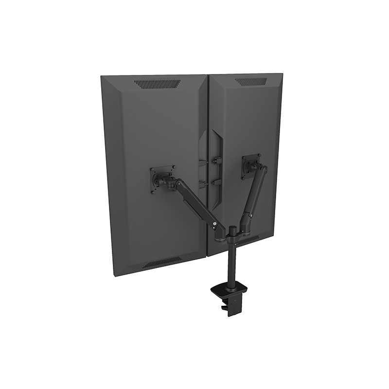 Dual Monitor Arm Desktop Stand with Adjustable Height