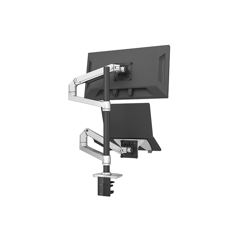 Clamp Bracket Mechanical Spring Dual Monitor Arm