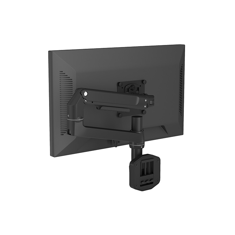 Adjustable Desktop Dynamic Stand Slat Rail Mount Monitor Arm