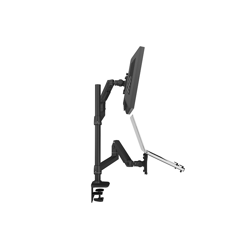 Clamp Bracket Mechanical Spring Dual Monitor Arm