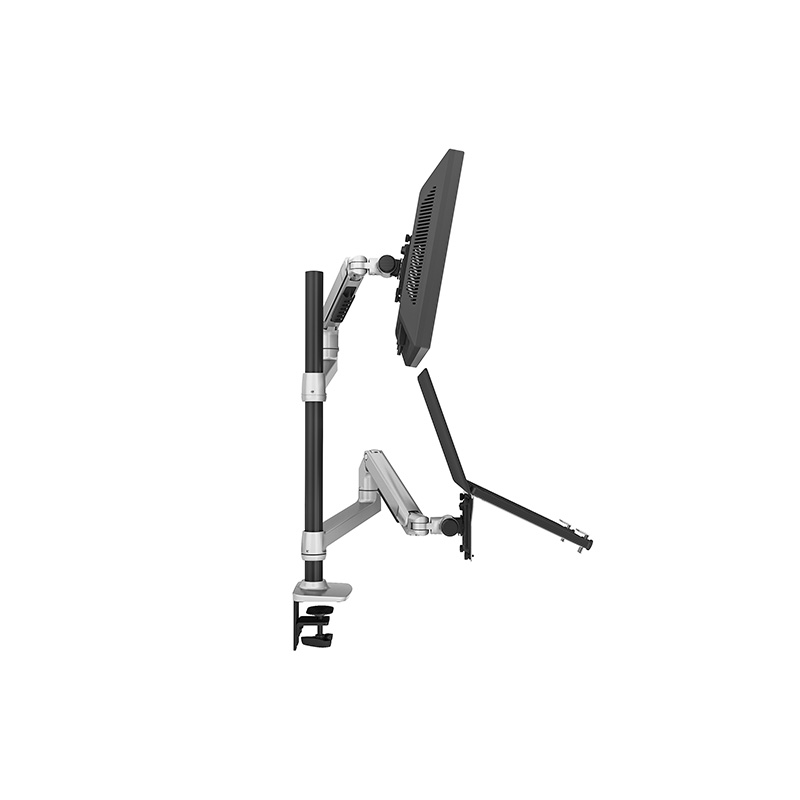 Clamp Bracket Mechanical Spring Dual Monitor Arm