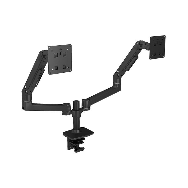 Heavy Duty Extended Wider Mechanical Spring Dual Monitor Arm