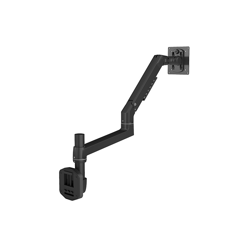 Adjustable Desktop Dynamic Stand Slat Rail Mount Monitor Arm