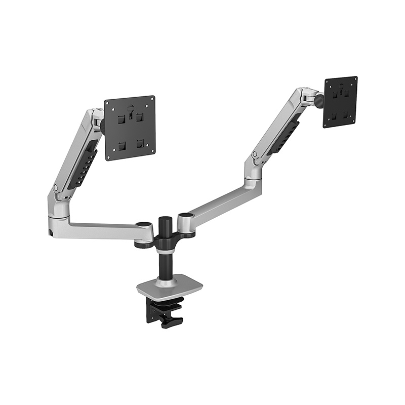 Heavy Duty Extended Wider Mechanical Spring Dual Monitor Arm