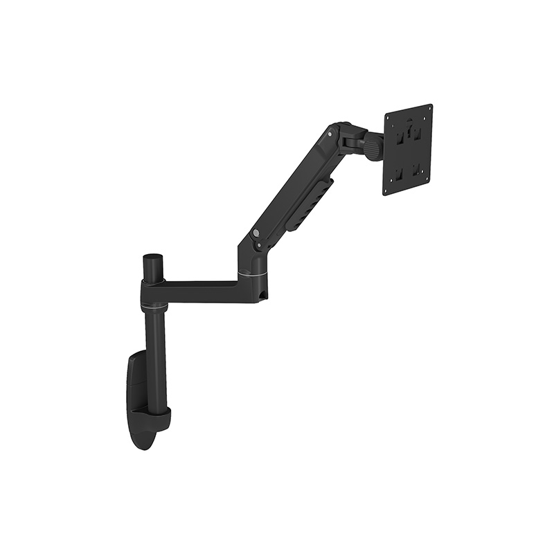 Mechanical Spring aluminum alloy Wall Mount Monitor Arm