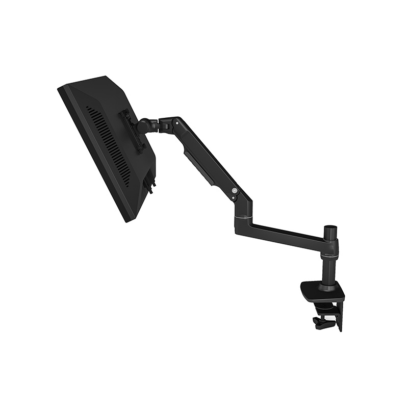 Mechanical Spring Single Monitor Arm With Pole