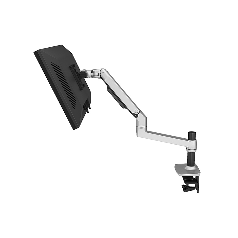 Mechanical Spring Single Monitor Arm With Pole