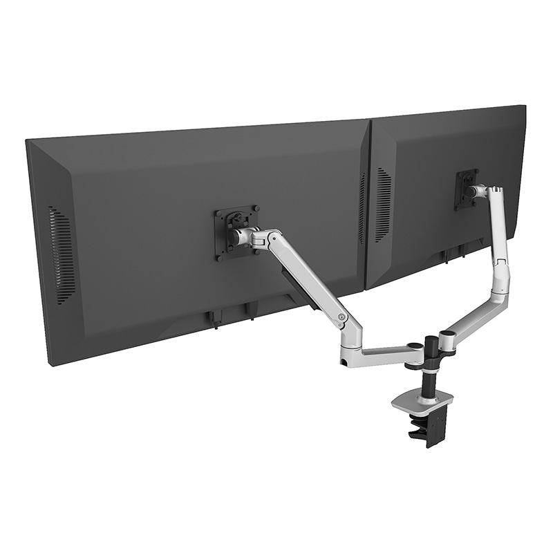 Heavy Duty Extended Wider Mechanical Spring Dual Monitor Arm