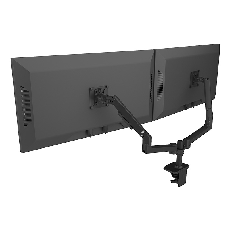 Heavy Duty Extended Wider Mechanical Spring Dual Monitor Arm