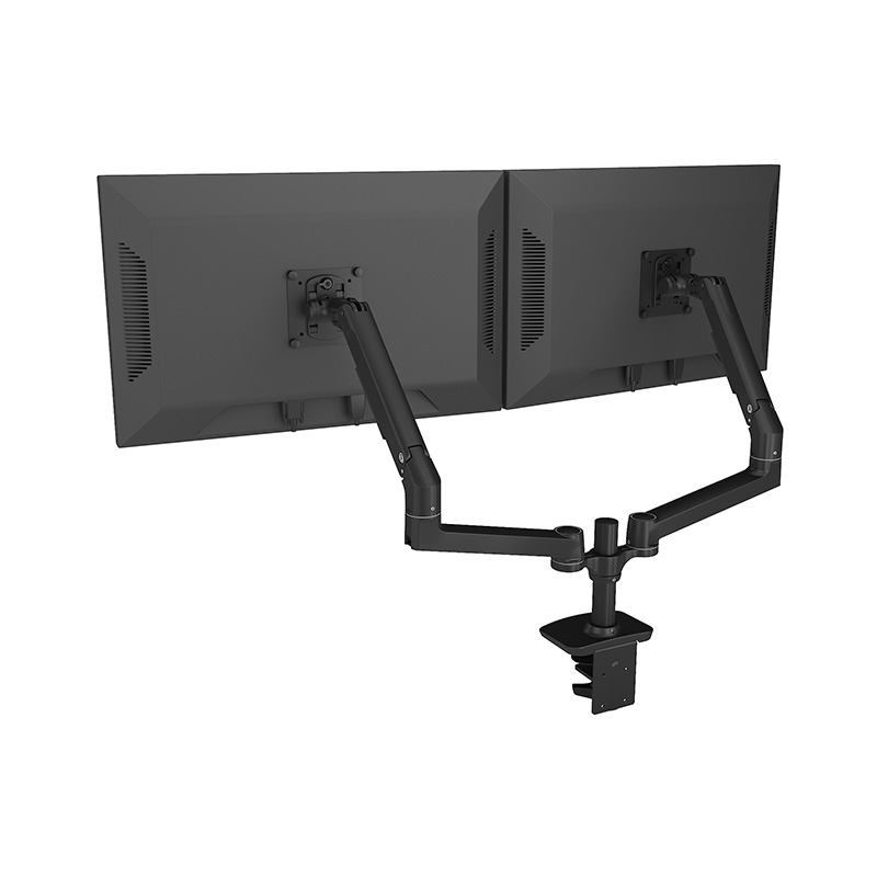 Heavy Duty Extended Wider Mechanical Spring Dual Monitor Arm