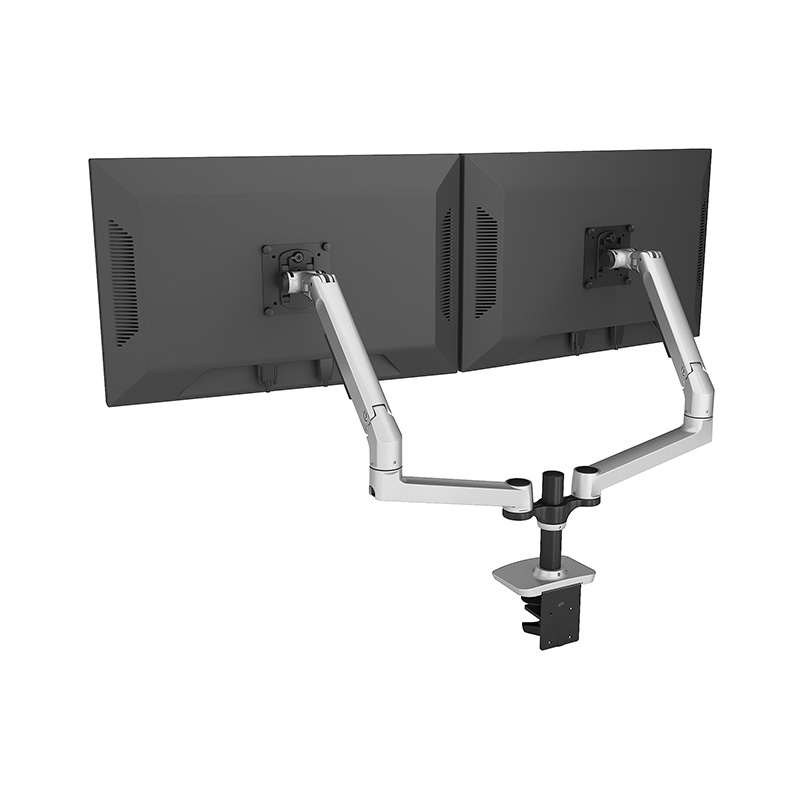 Heavy Duty Extended Wider Mechanical Spring Dual Monitor Arm