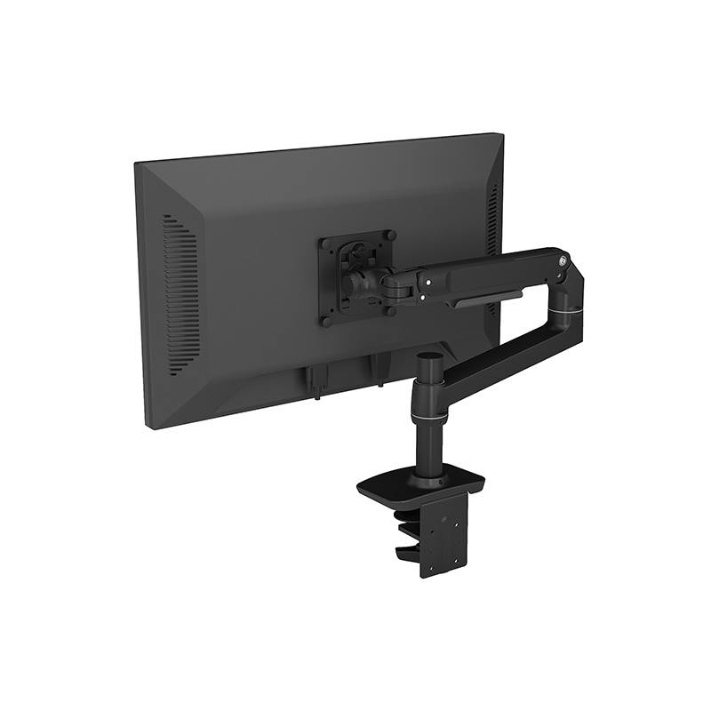 Mechanical Spring Single Monitor Arm With Pole