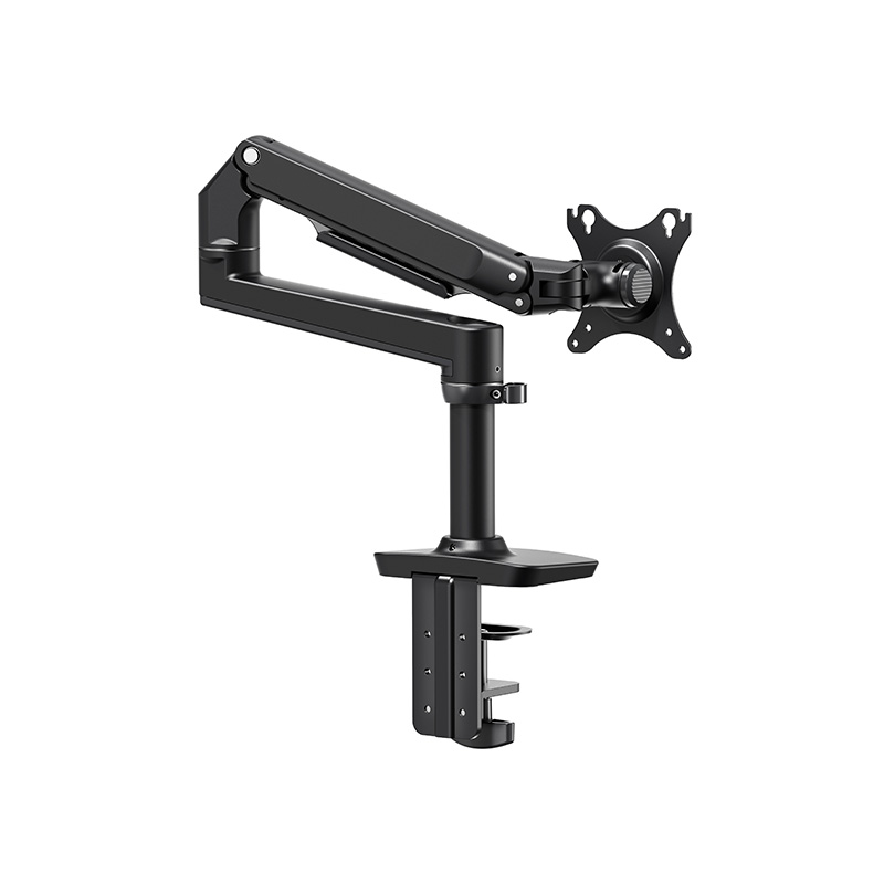 Mechanical Spring Single Monitor Arm With Pole