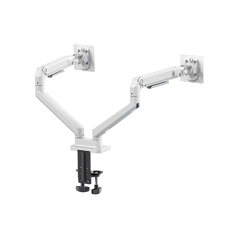 Mechanical Spring Dual Monitor Arm Column Desk Mount