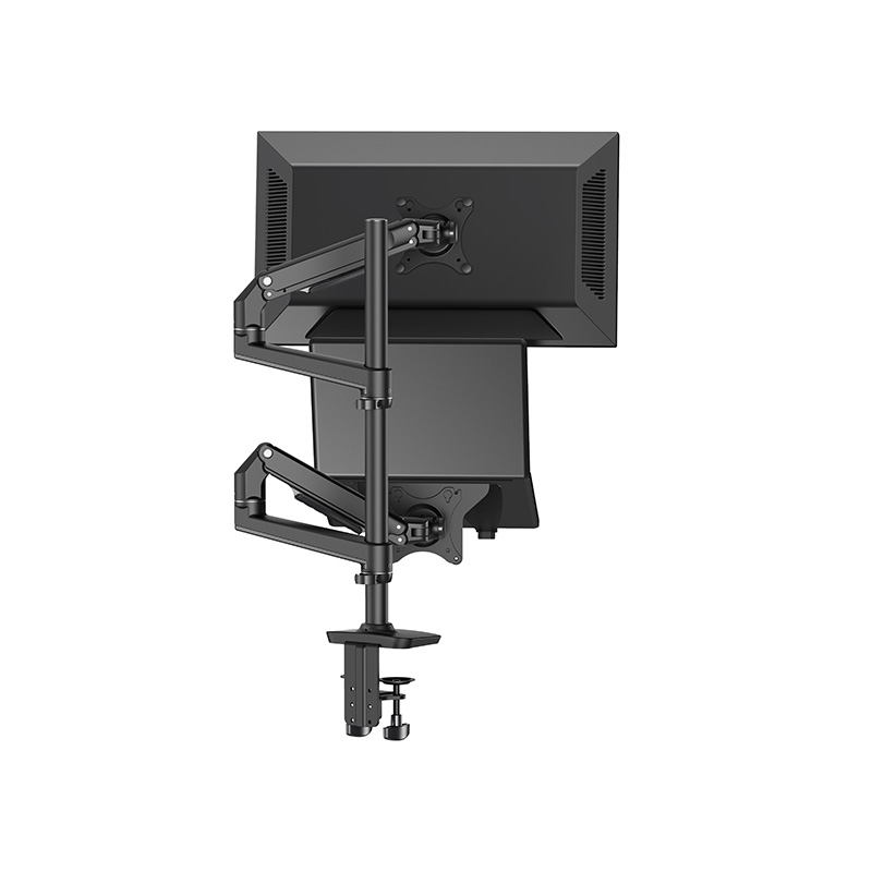 Clamp Bracket Mechanical Spring Dual Monitor Arm